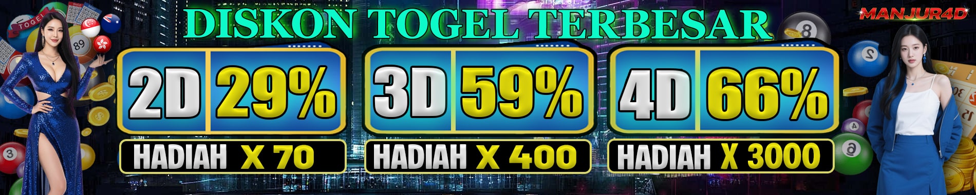 manjur4d - hadiah diskon togel terbesar